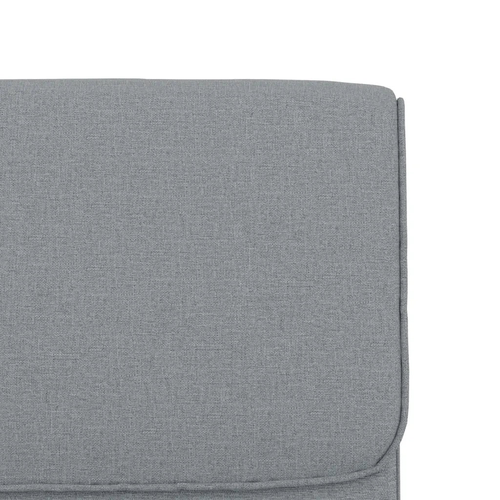 Poltrona | Sedia Lounge Grigio Chiaro 55x64x80 cm in Tessuto