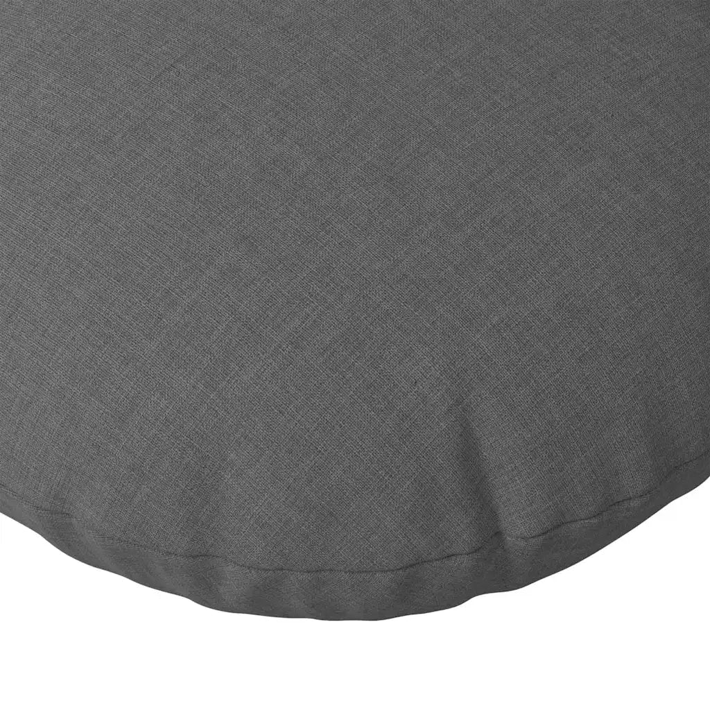 Cuscini per Seduta 2 pz | Cuscini per sedie Grigio scuro ?80 x 29 cm Tessuto