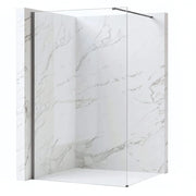 Parete Doccia Rea Flexi Transparent / Titan 80