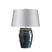 Lampada da tavolo in porcellana blu Neptune E27 60W Elstead
