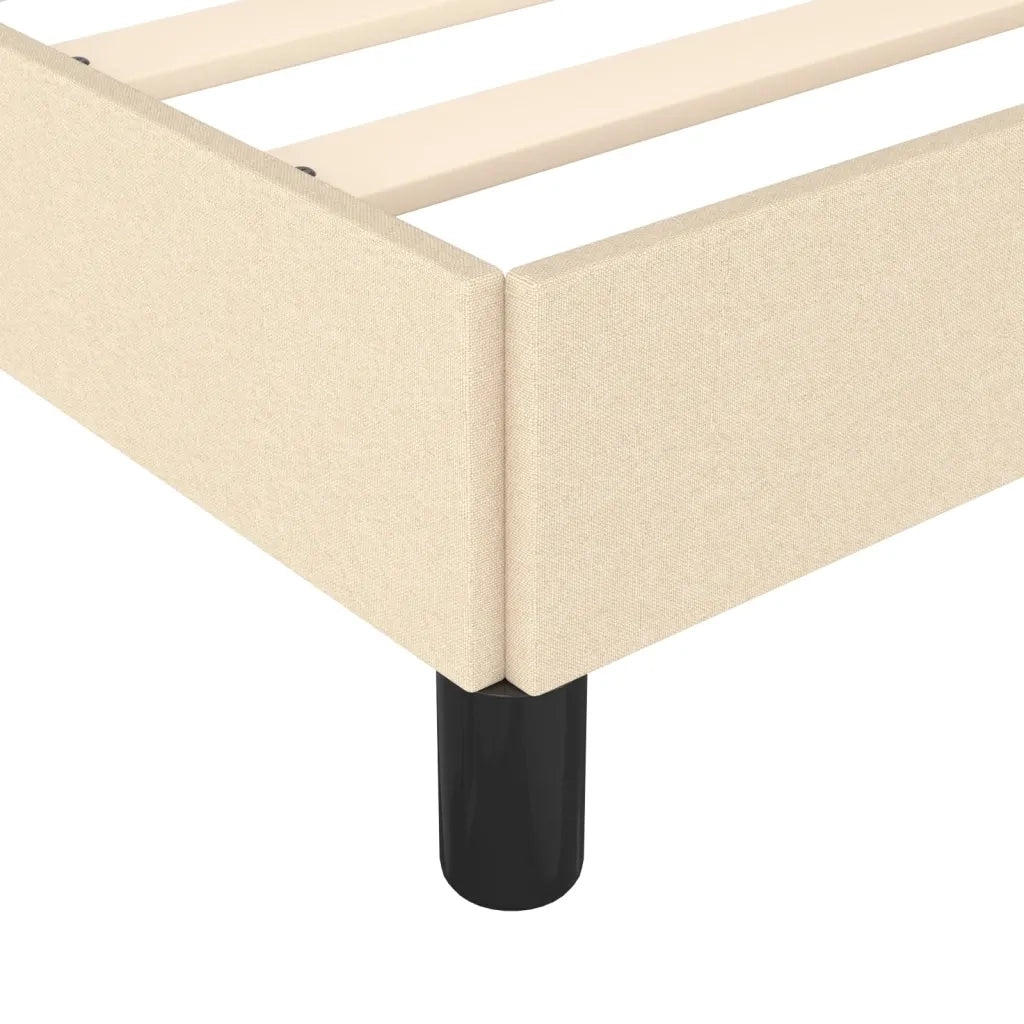Giroletto senza Materasso Crema 160x200 cm in Tessuto 346733
