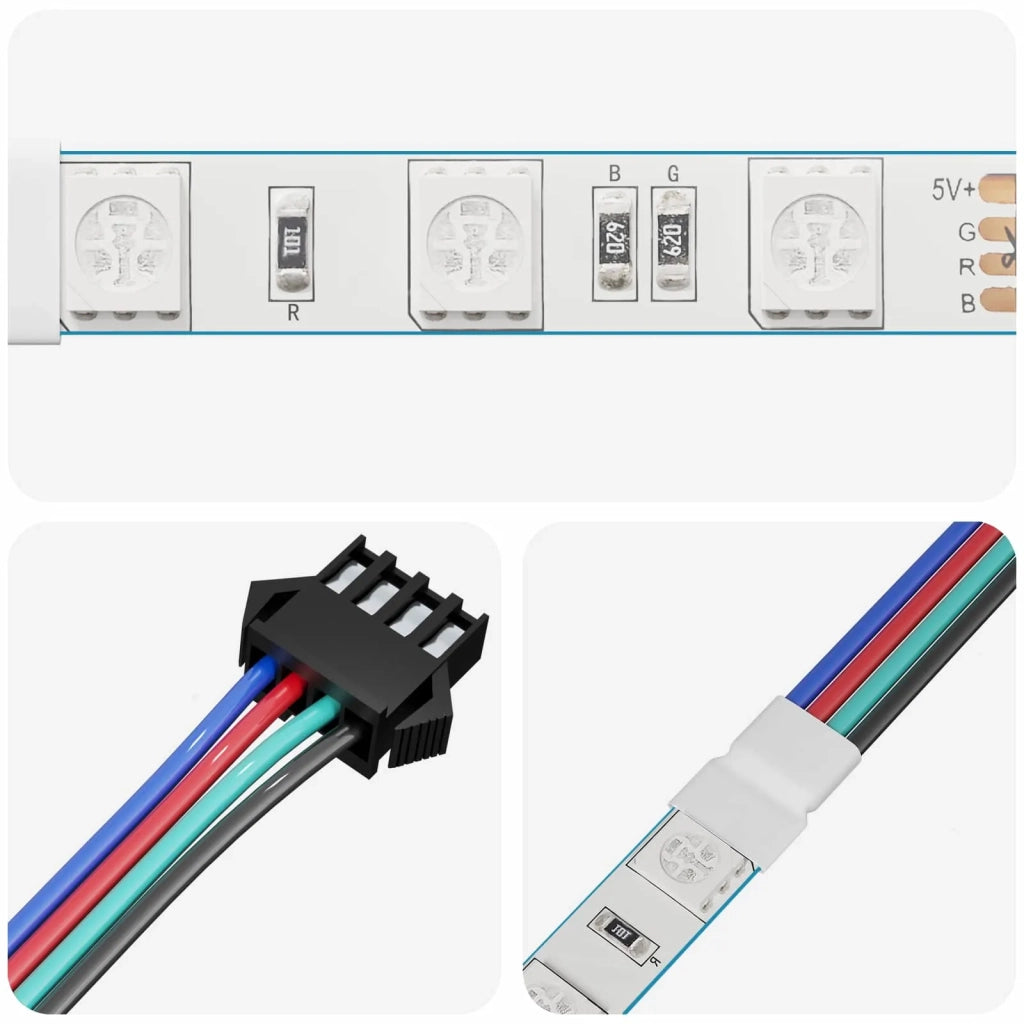 Striscia LED 2 pz Nero e Multicolore 1745 mm Rame e plastica CFW6632870