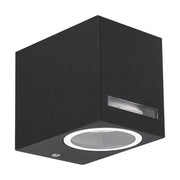 Applique esterna a parete nera GU10 35W IP54 Forest Struhm