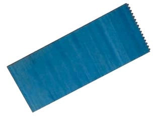 SPATOLE DENTATE SENZA MANICO PER BOSTIK- - mm.100 - 54163 - 12 pezzi AUSONIA