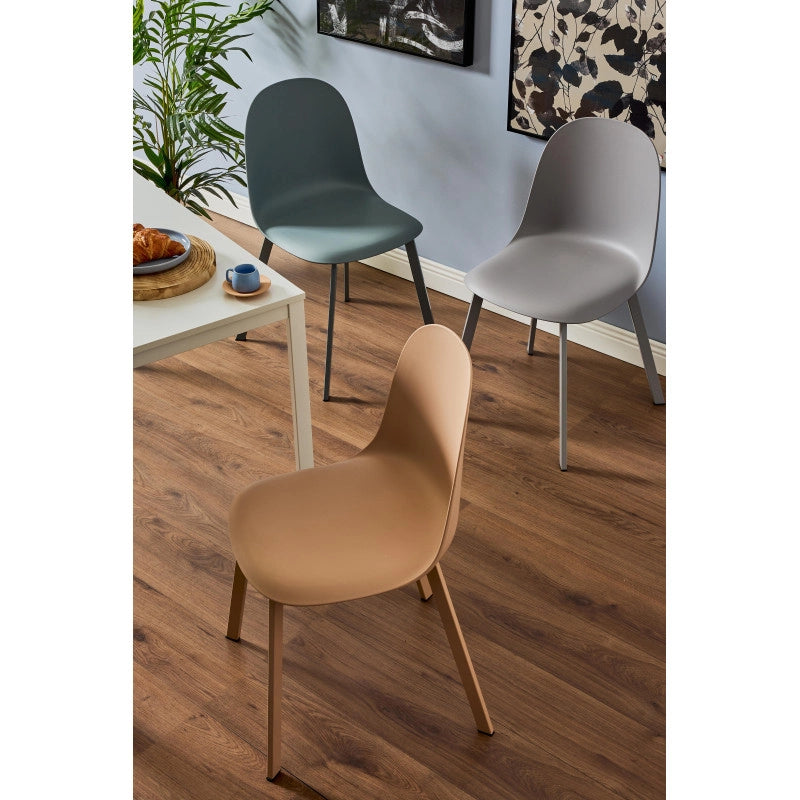 Set di 4 Sedie Mael In Pp Blu Avio Chiaro