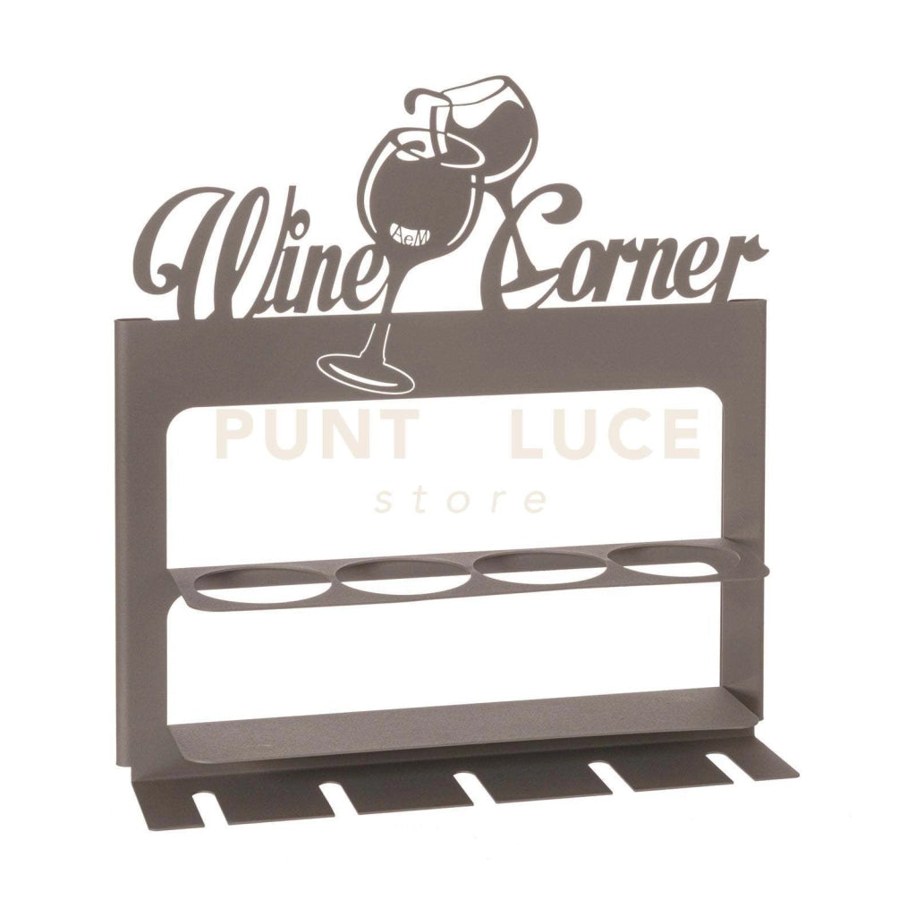 Porta bottiglie da parete moderno Wine Corner Fango