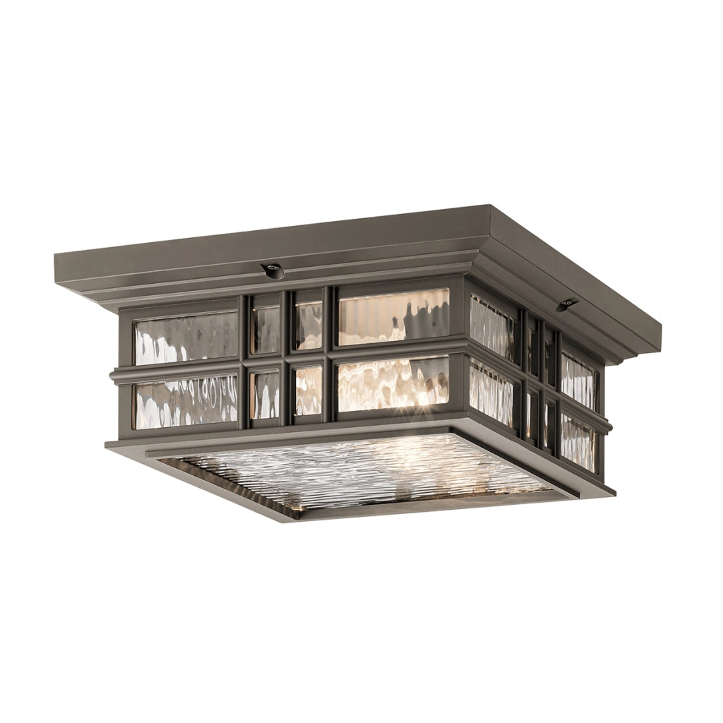 Plafoniera esterna Beacon Square bronzo E27 2x60W Kichler