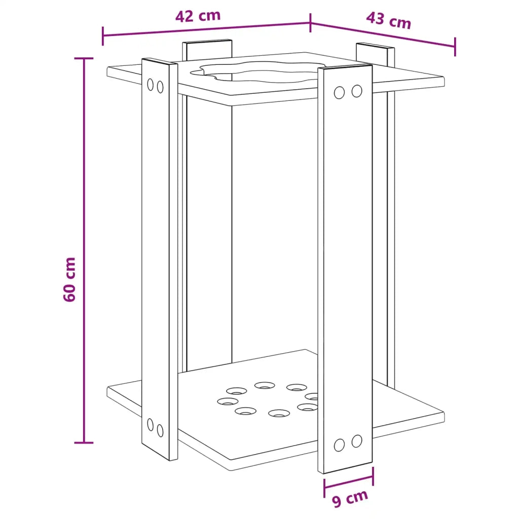 Supporto per stecche da biliardo Legno ingegnerizzato 3429732