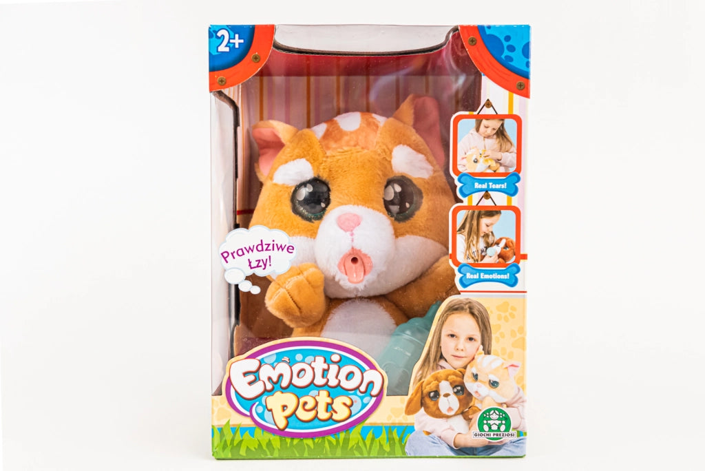 Emotion Pets Dante , Cucciolo interattivo Gatto,Giochi Preziosi , Eta 2+