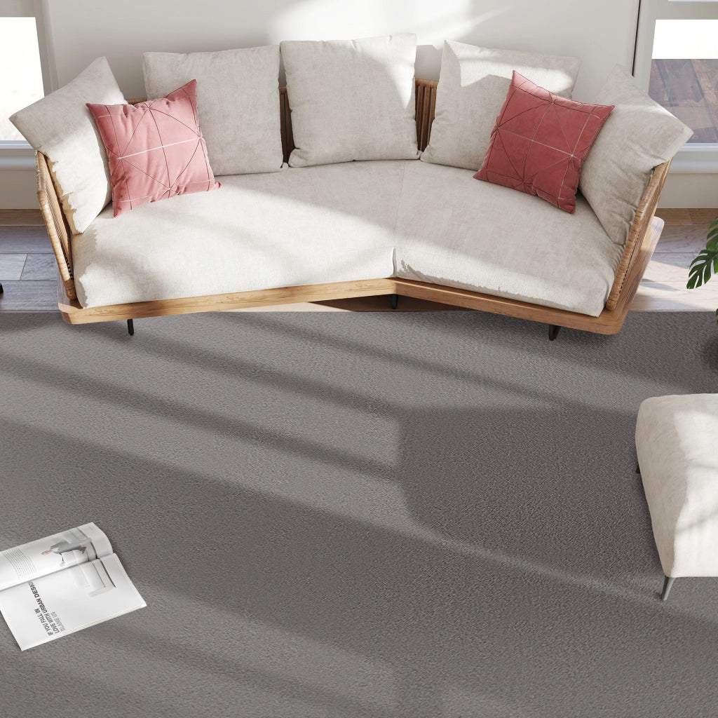 Tappeto a pelo lungo ¨C Minimal ¨C grigio chiaro 200x140 cm