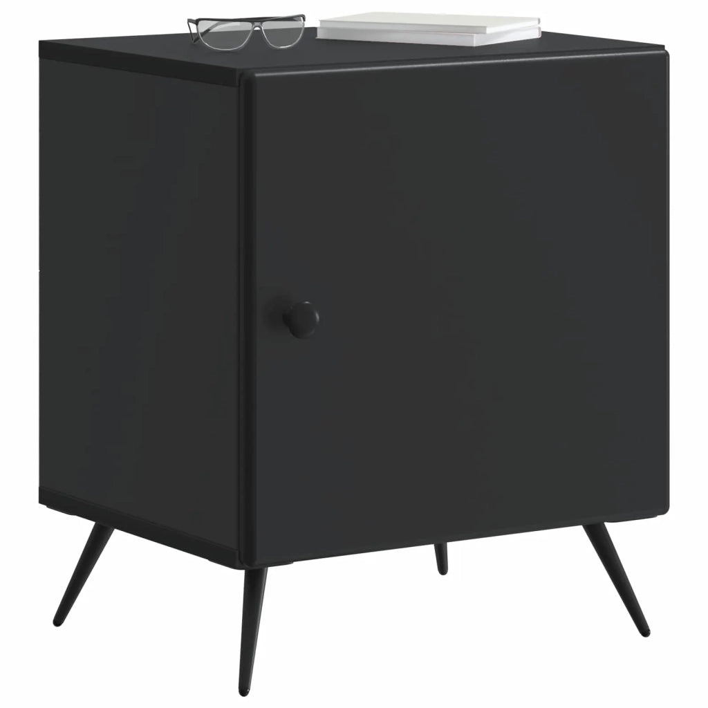 Set di 2 Comodini | Armadio da Notte | Mobiletto da notte Nero 43 x 34,5 x 50 cm