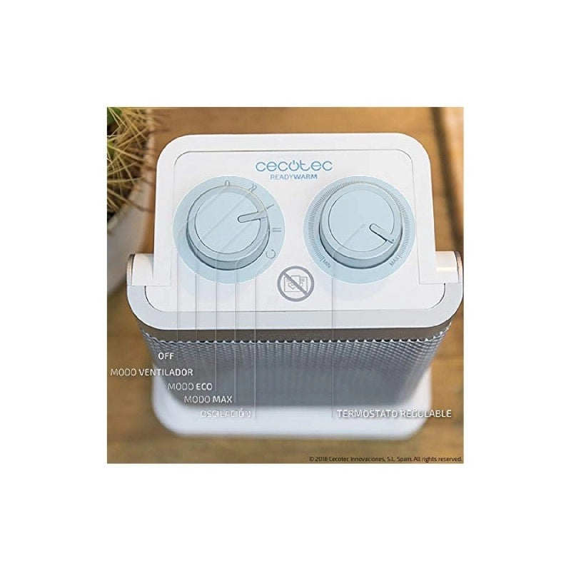 CECOTEC 05309 - Stufa in ceramica Ready Warm 6100 Ceramic Rotate