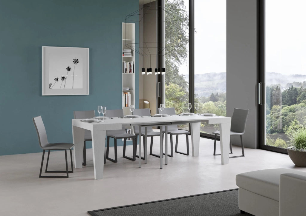 Tavolo allungabile 120/380x90 cm Spimbo cemento