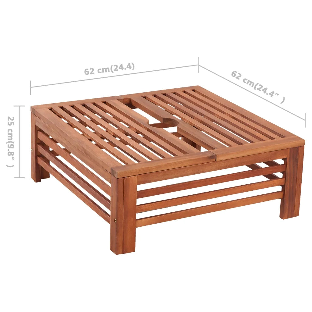Rivestimento Supporto Base Ombrellone-Supporto per ombrellone in Legno