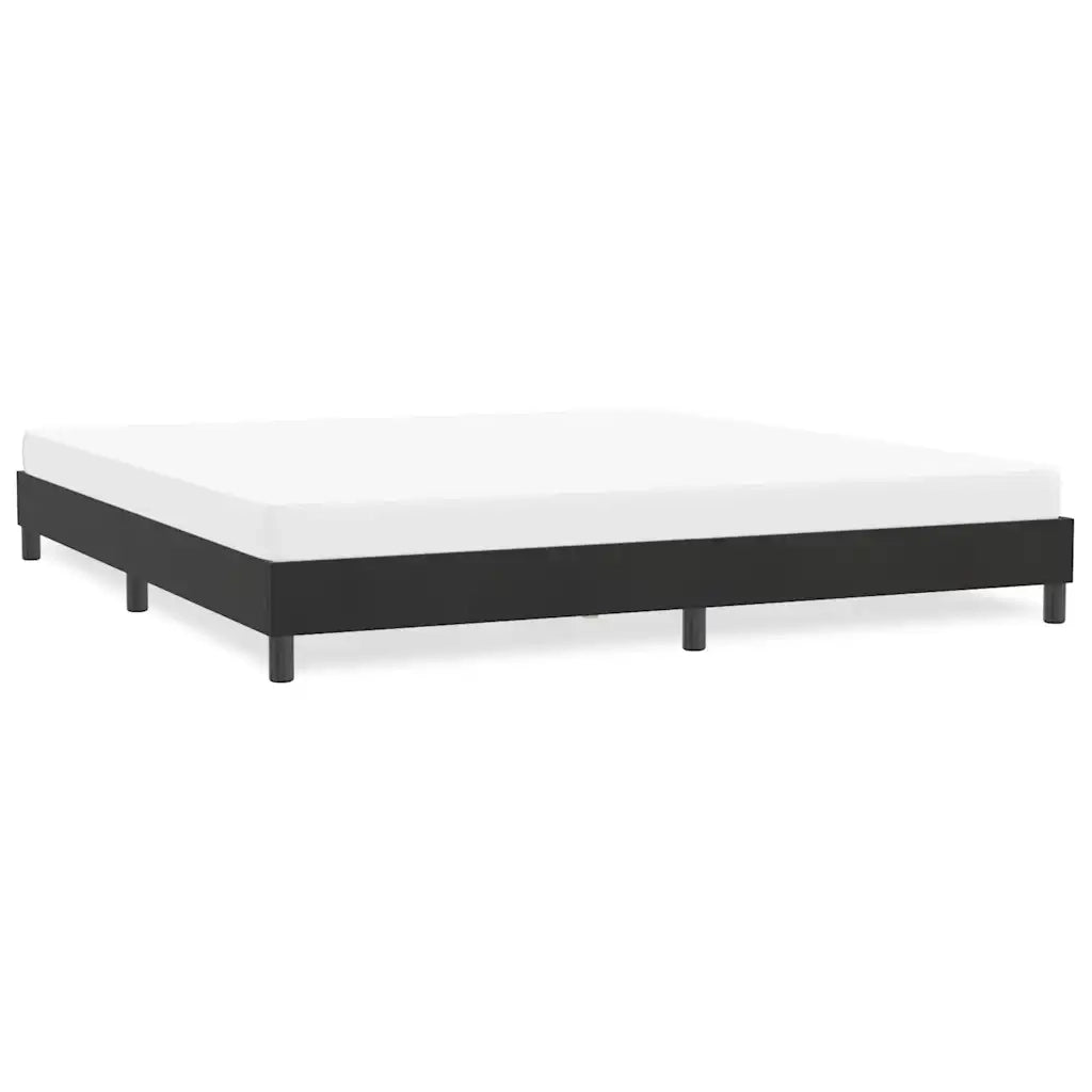 Letto matrimoniale | Letto per adulti | Giroletto senza Materasso Nero 180x210 cm in Velluto
