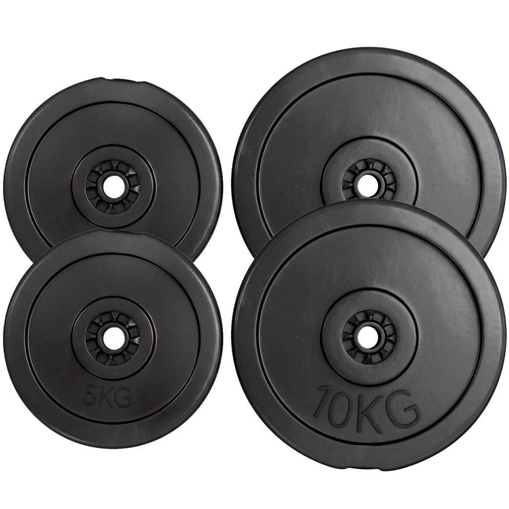 Set Dischi Pesi per Allenamento ¨C zephmum ¨C Nero, 4 Pezzi
