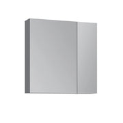 Mobile da bagno con specchio "Nuvola 60 v2" - 66 x 16 x 60 cm - Grigio