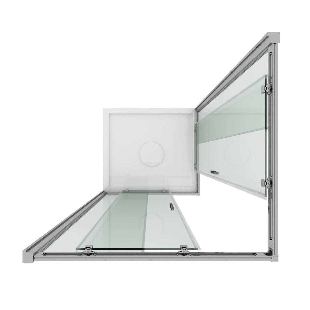 Box doccia 100x100CM H198 trasparente mod. Evolution