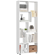 Libreria Design Moderno ¨C Minimal ¨C Bianco 70x24x178 cm