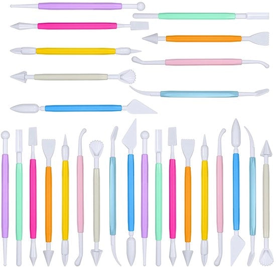 Set di 27 strumenti per modellare argilla e fondant