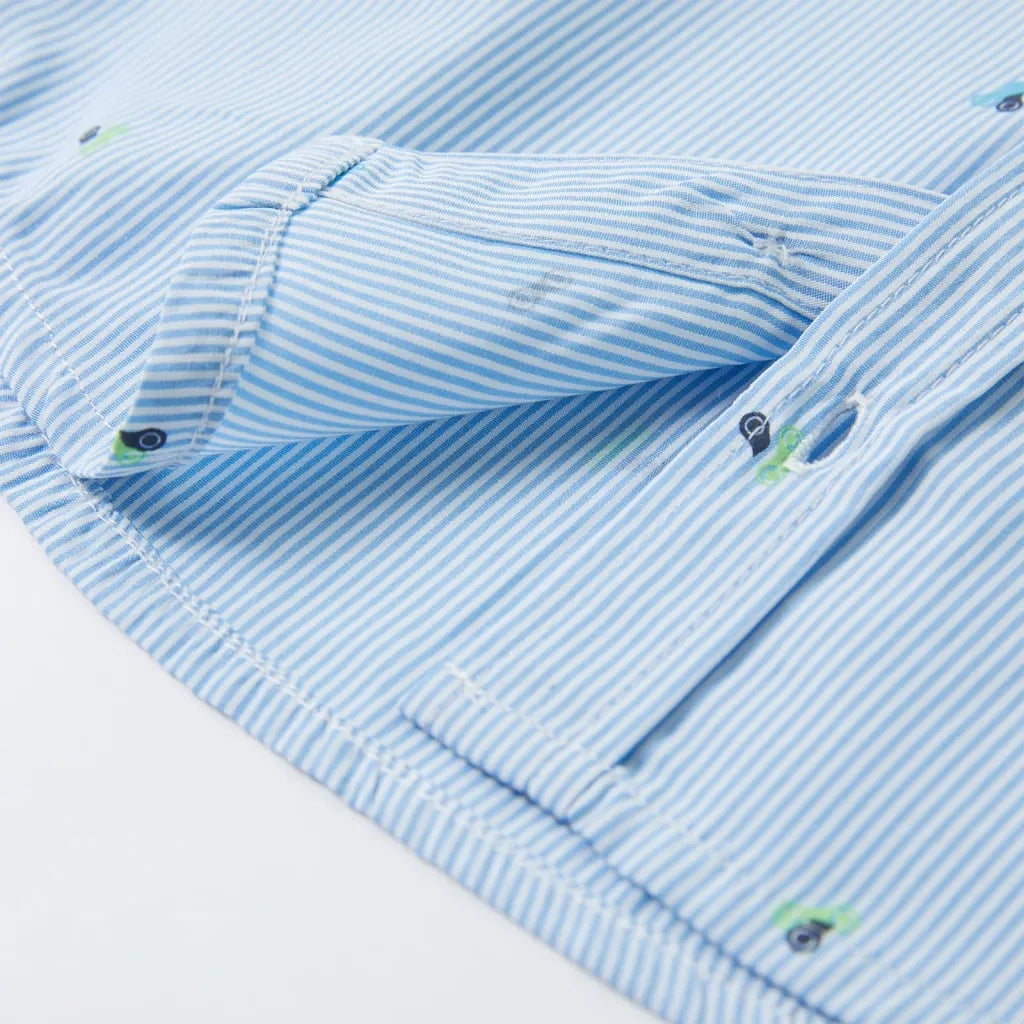 Camicia da Bambino Azzurra 92