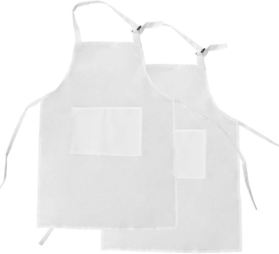 Cucina per Bambini - Asciugamano per Cucina - Materiale Polyester Sostenibile - Cucina con Maniche - 2 Pezzi - Adatto per Cucina/Pittura - Dimensioni 62 x 46 cm - Asciugamano per Bambini