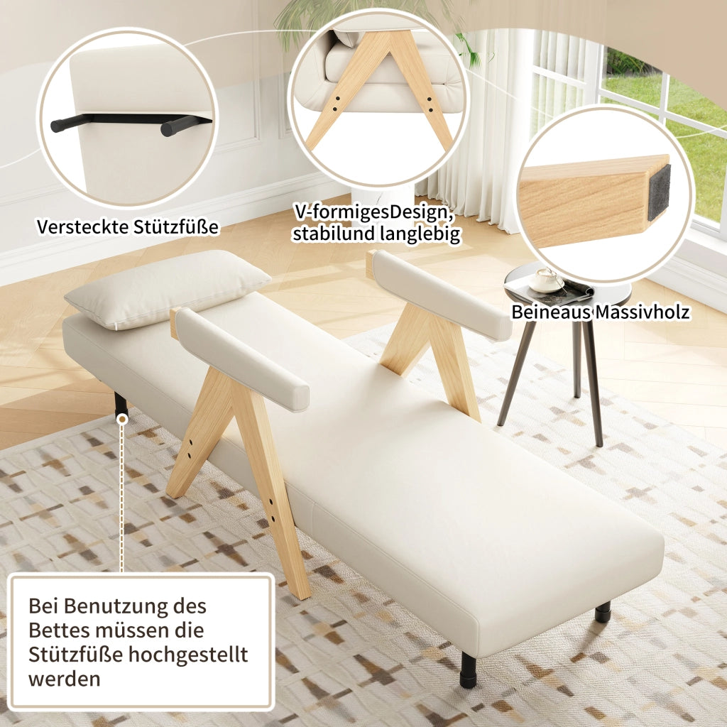 Sedia 3-in-1 Moderna - Zephmum- Trasformabile in letto e poltrona