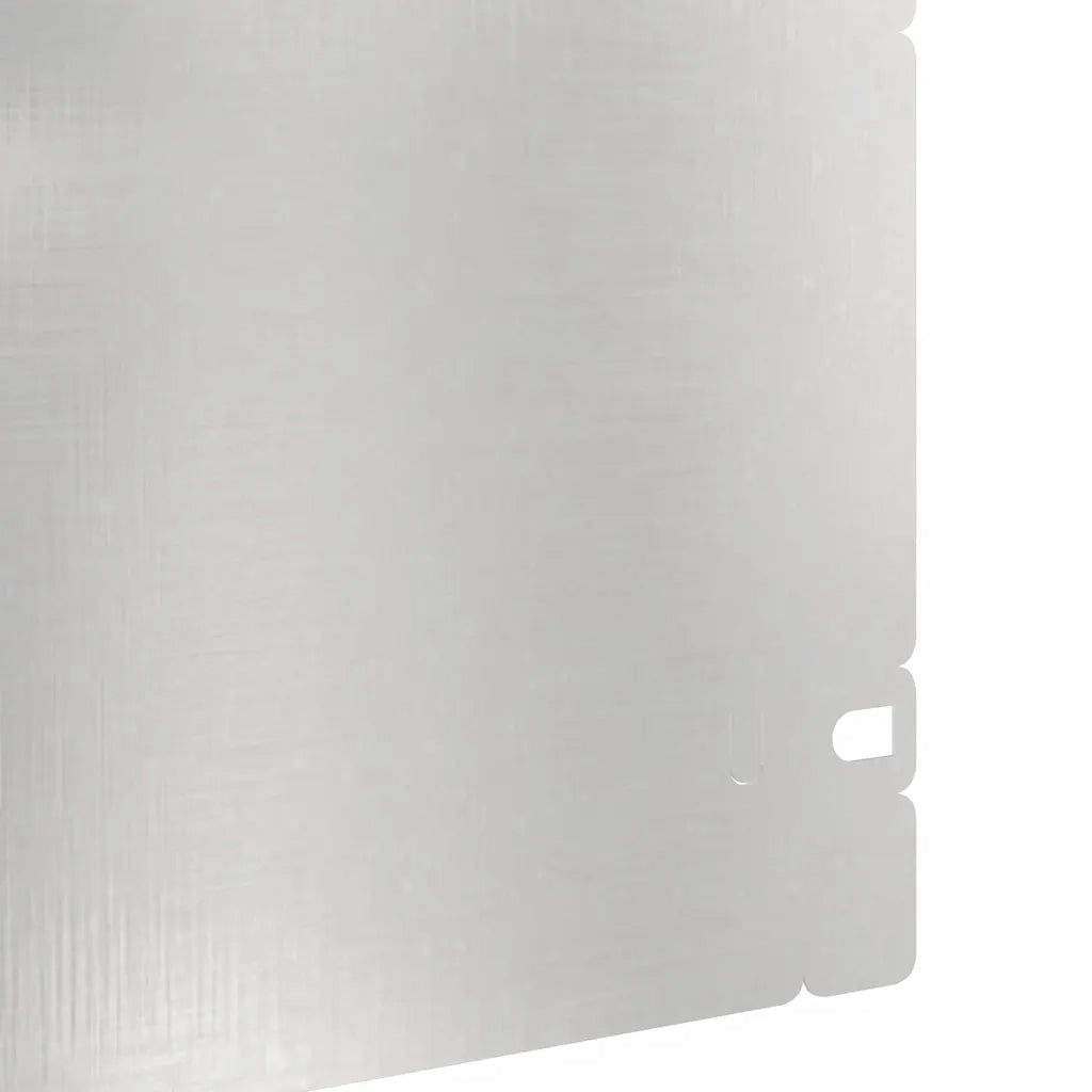 Bordure per prato 30 pz 103 x 0,05 x 22 cm Acciaio Inox Argento 874821