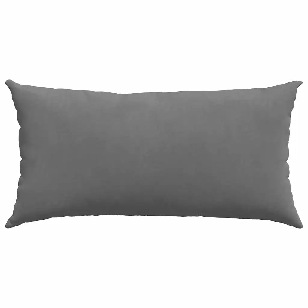 Cuscini da Divano 2 pcs Grigio scuro 80 x 40 cm Tessuto 42013727