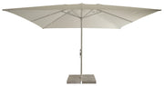 Ombrellone Brera avorio - legno larice con luci LED Colore: Legno Larice - Avorio + LED