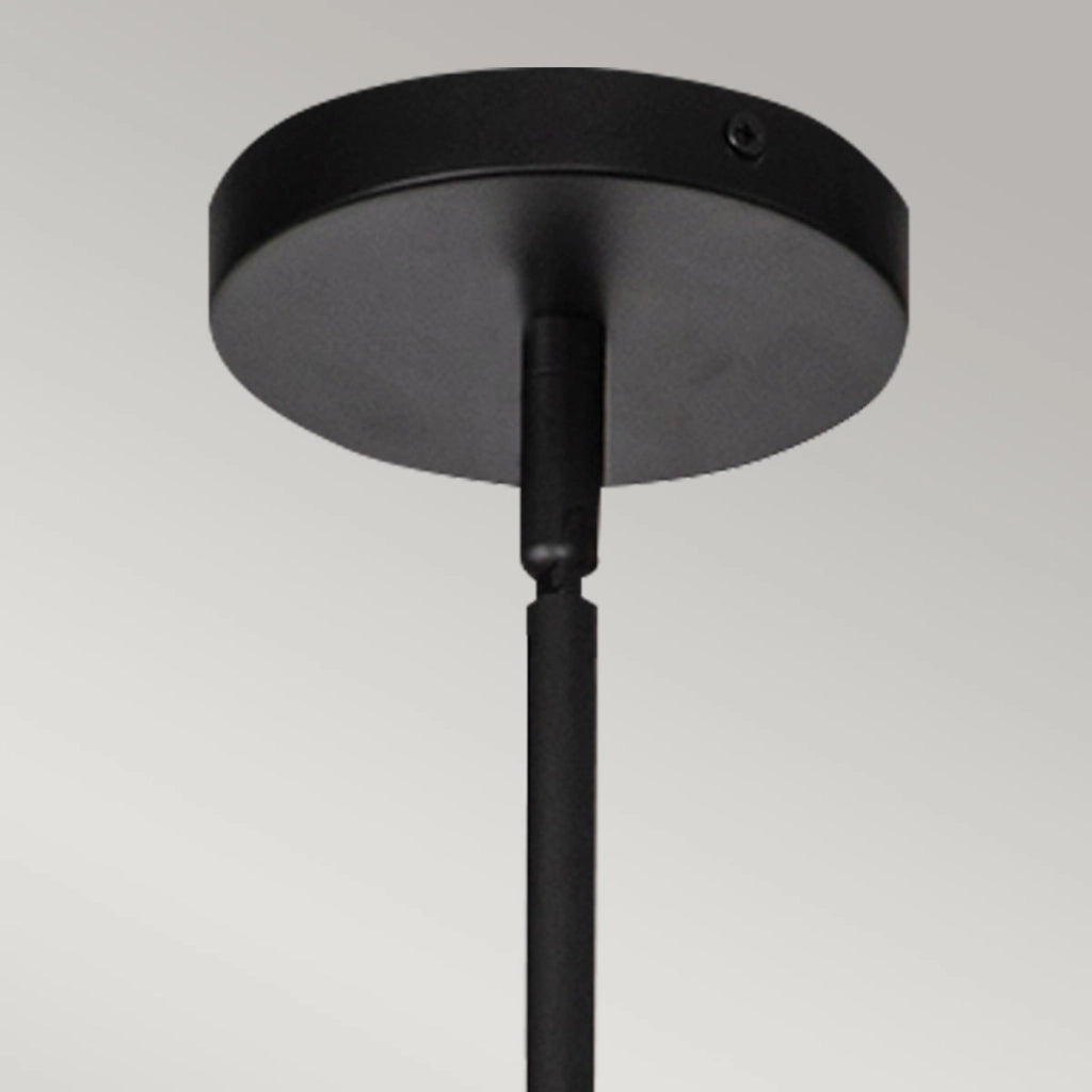 Lampada sospensione Daphne Alora Mood nera E27 Ø38