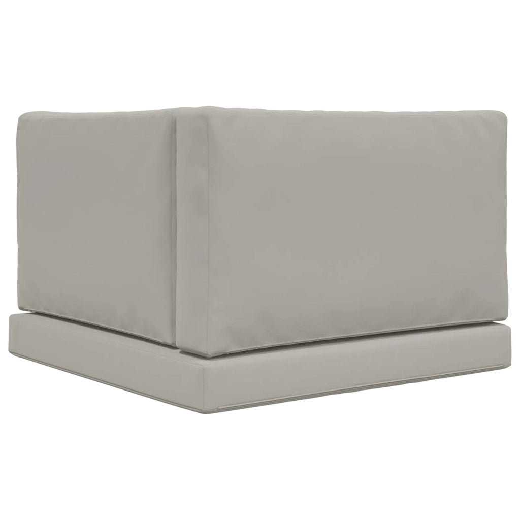 Cuscino per divano da esterno 3 pcs Grigio Poliestere 900864