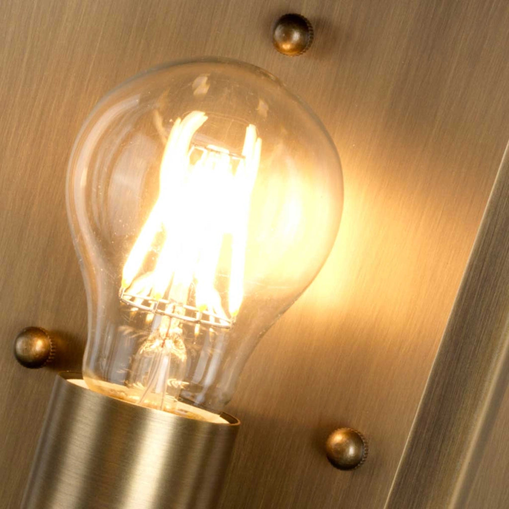 Applique esterna ottone anticato E27 60W Mansion House Elstead