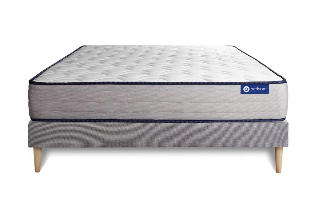 Kit rete e materasso Actiflex form 130x190cm - Spessore : 22cm - Molle insacchettate e memory foam - rigido