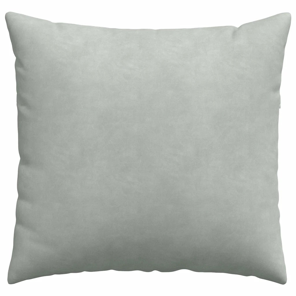 Cuscini da Divano 2 pz-Set di 2 Cuscini per Sofa Grigio chiaro 50 x 50 cm 178688