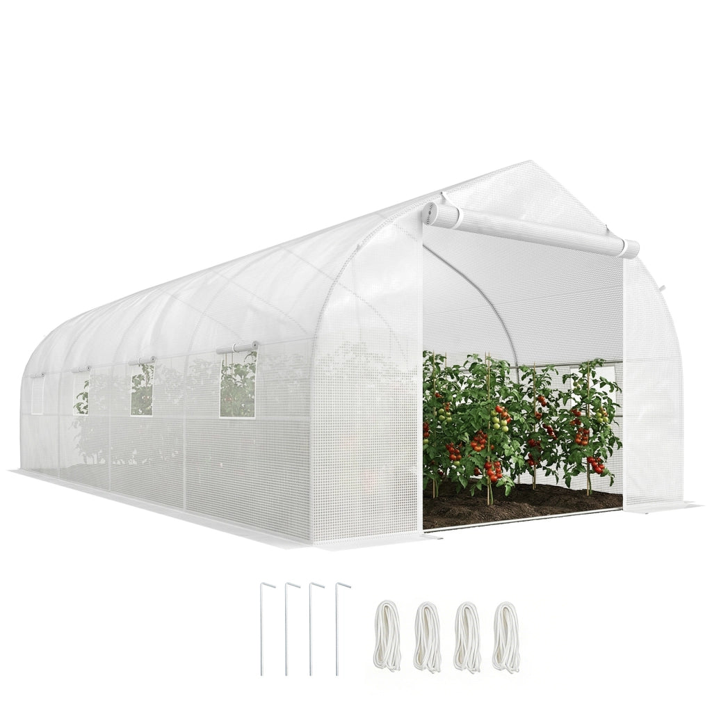 Casetta da Giardino ¨C Minimal ¨C Bianco 6x3x2 m