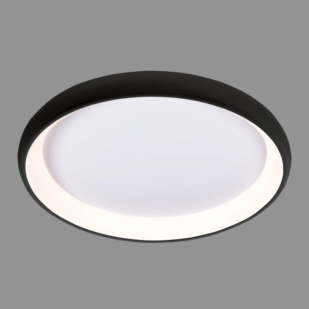 Plafoniera LED Italux Alessia nera 61cm 50W 3000K