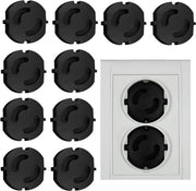 Sicurezza di rete per bambini Protezione dei contatti 10 di 20 pezzi Made in UE Nero.