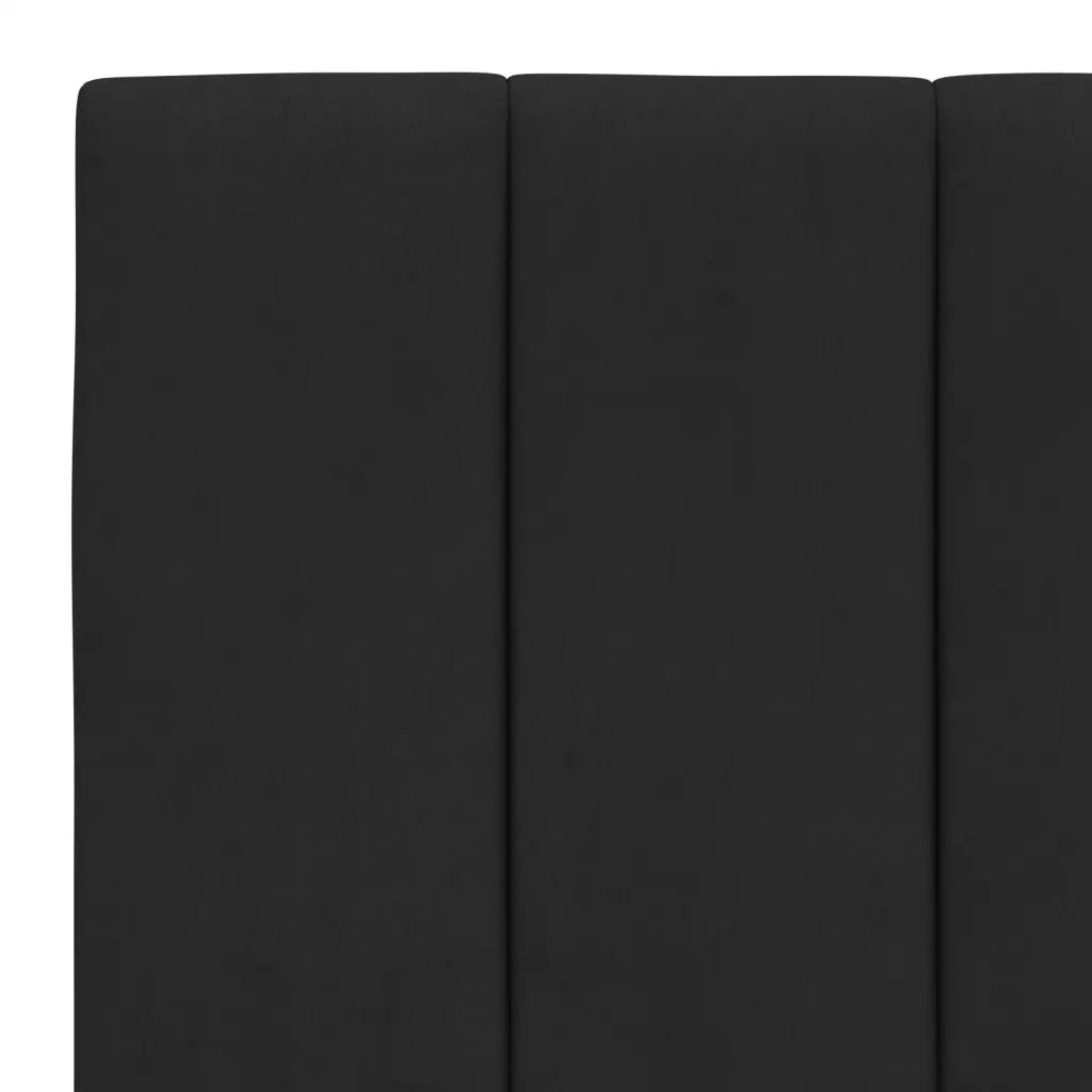 Letto con Materasso Hanko Nero 80x200 cm in Velluto 3208564