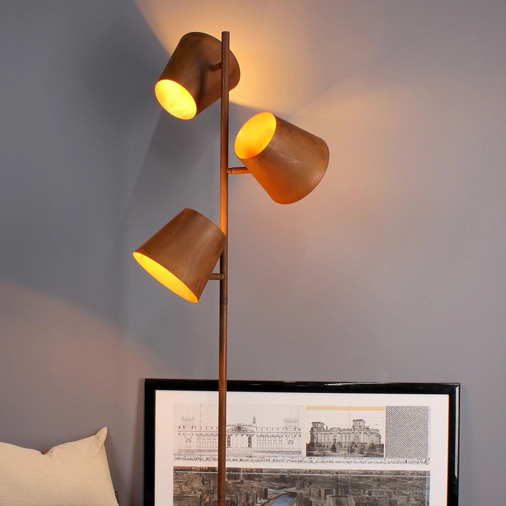 Lampada da terra ANABEL ruggine