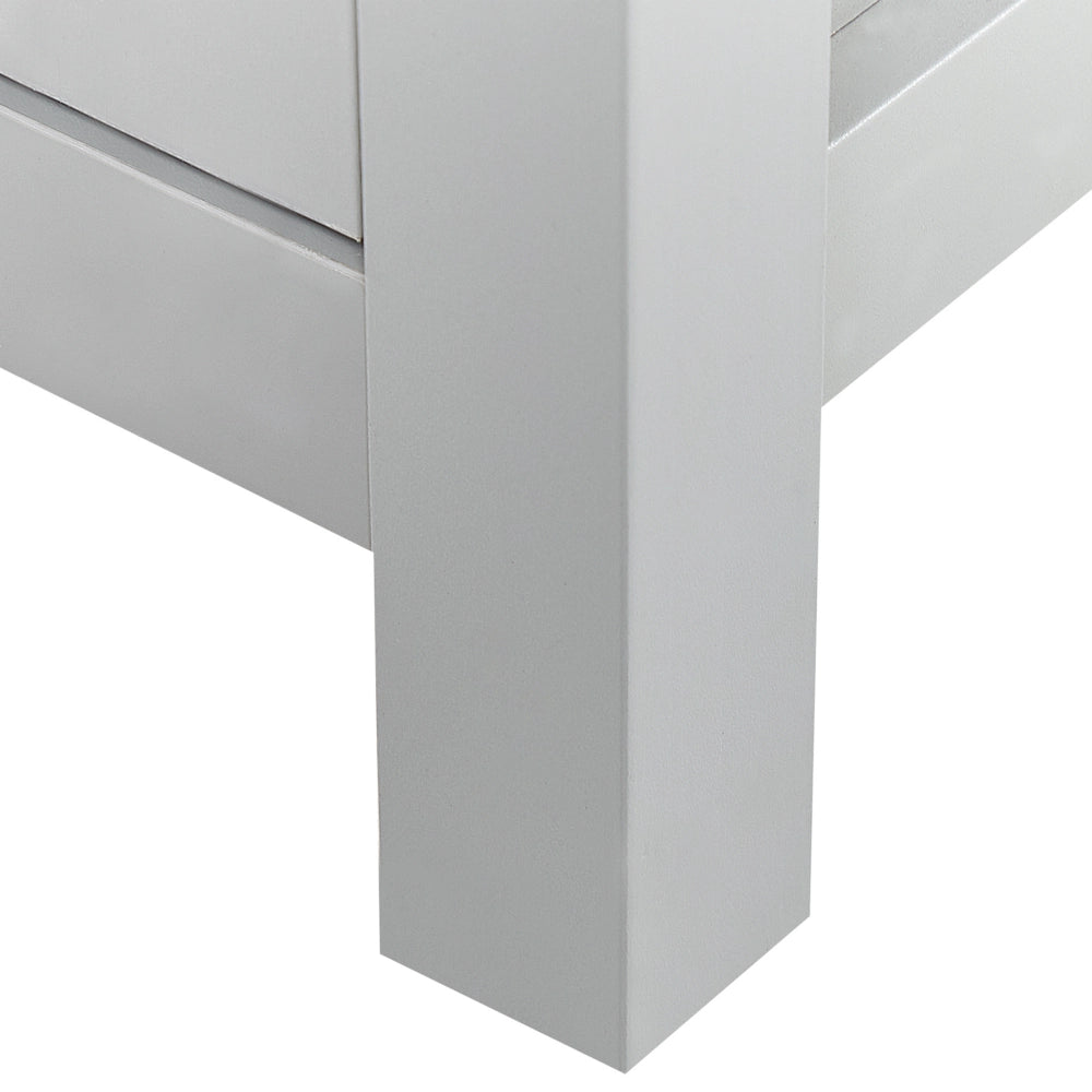 Mobile TV grigio compensato chiaro 130 cm ripiani ante moderno