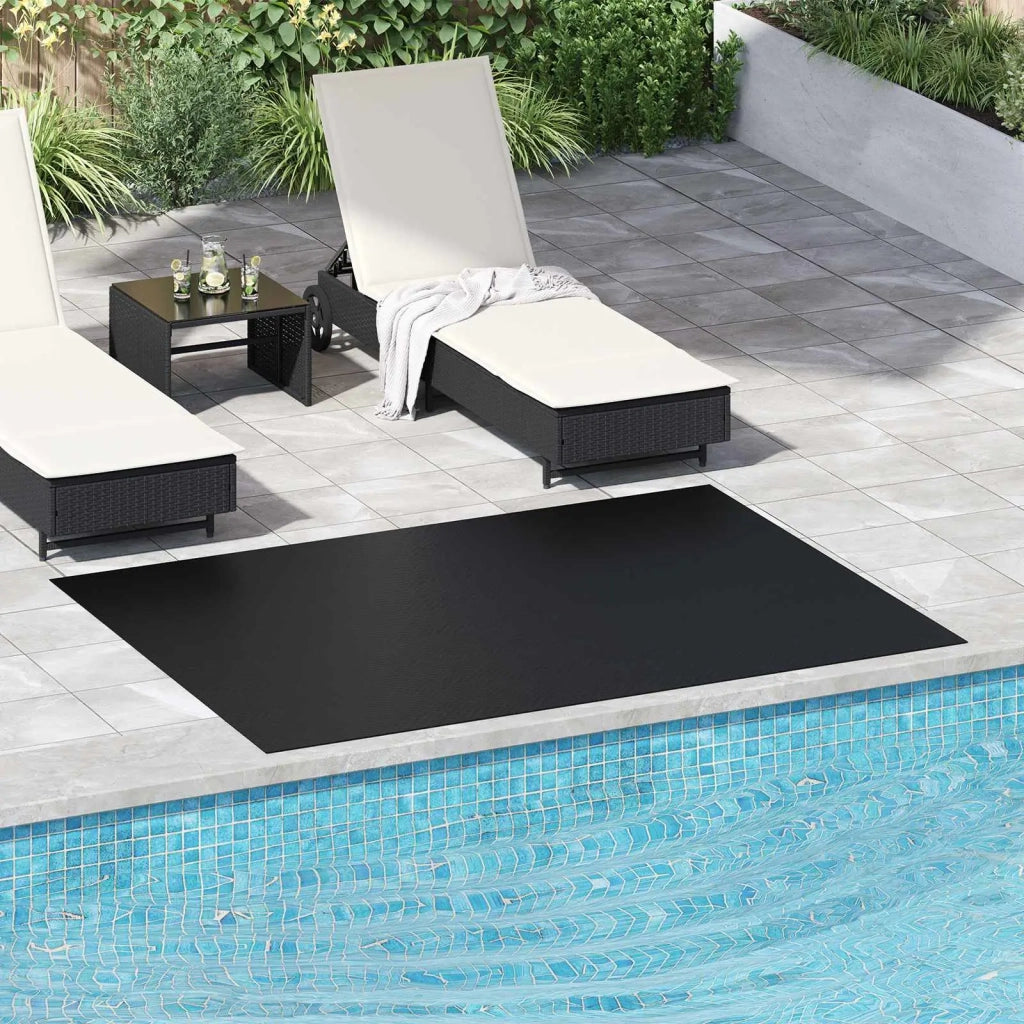 Tappeto per pavimento Nero 1,5 x 2 m Gomma 42046726