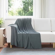 Coperta Grigio scuro 170 x 130 cm Panno 42017013