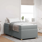 Struttura del letto Grigio chiaro 90 x 190 cm Tessuto 3398327