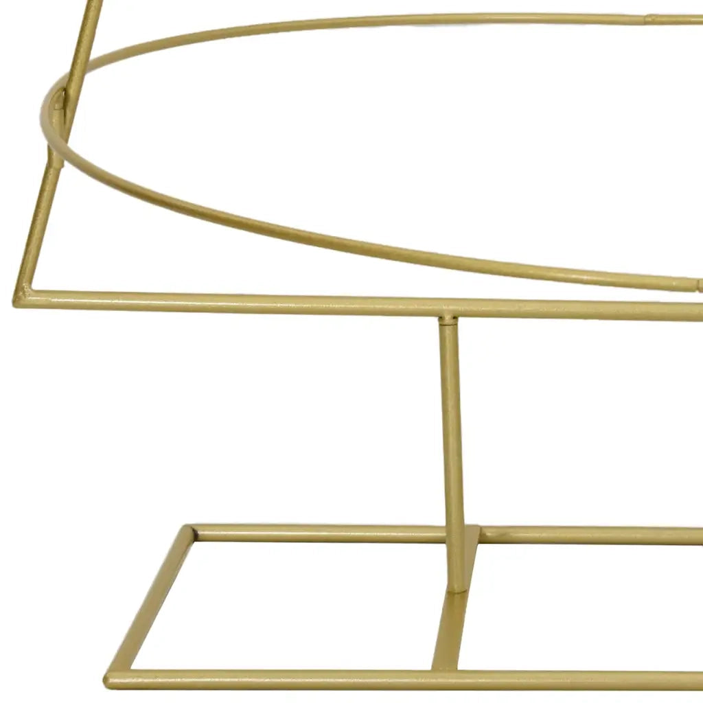 Albero di Natale in metallo con supporto Oro 148 cm 42019154