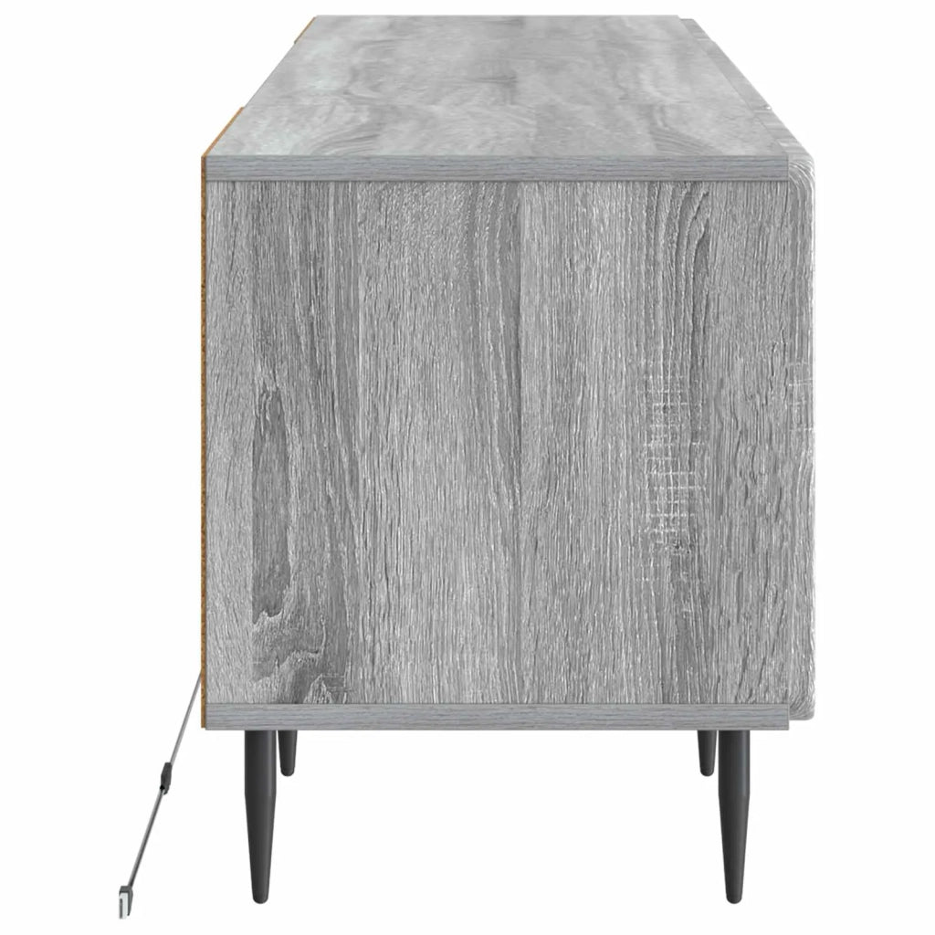 Mobile TV LED Sonoma grigio Legno ingegnerizzato 896471