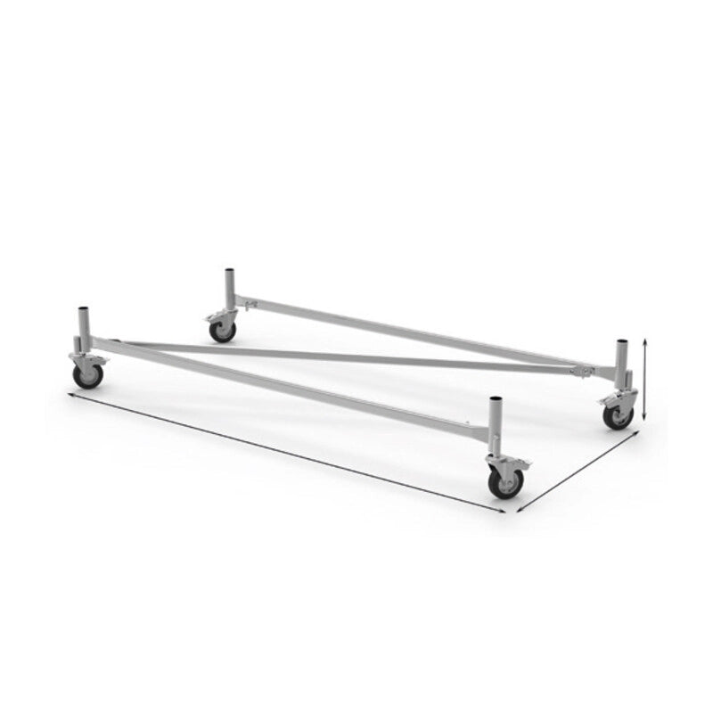 BASE CON RUOTE PER TRABATTELLO GRIM- 1,0 pz