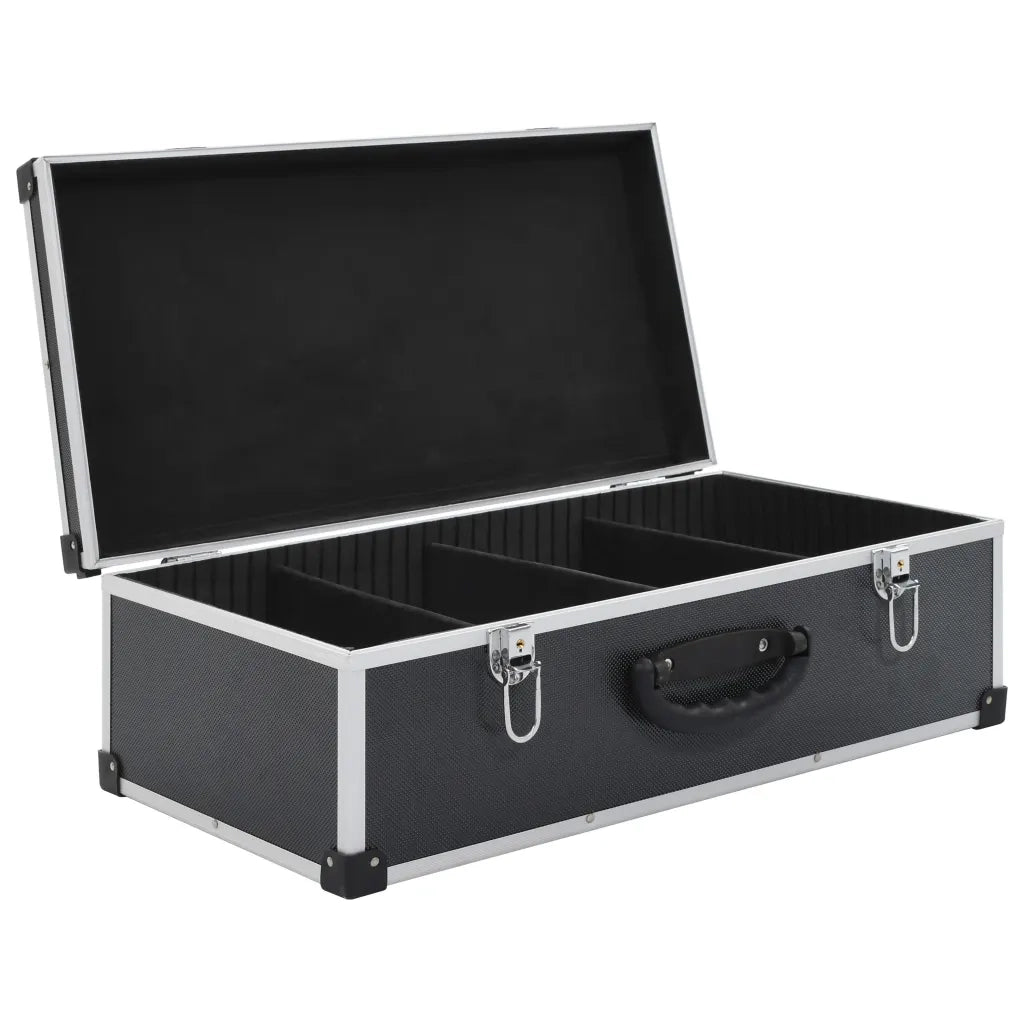 Custodia CD per 80 CD in Alluminio ABS Nero 91855