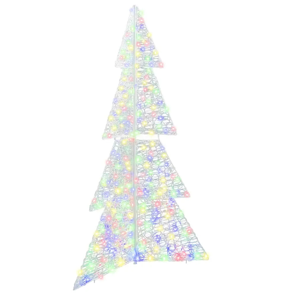 Albero di Natale con 240 LED Multicolore 180 cm Acrilico 42019213
