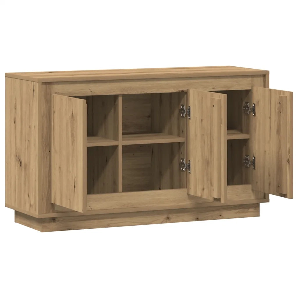 Credenza | Madia | Buffet da pranzo | Armadio da pranzo Artisan Rovere 102x35x55 cm Legno ingegnerizzato